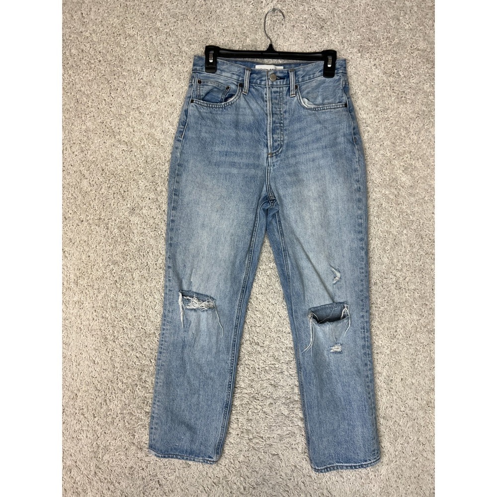 Aritzia Denim Forum Joni High Rise Loose Jeans Womens 29 L Button Fly Casual